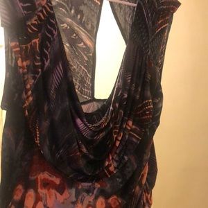 Multicolor cocktail dress